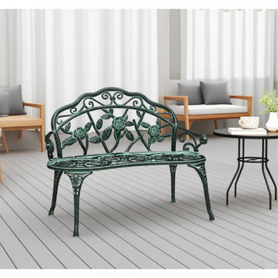 Bench Outdoor Bench, Aluminum Outdoor Furniture, Metal Bench