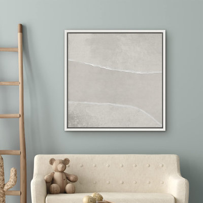 " Gray Watercolor Polygon Color Field Abstract Shapes Modern Art Decorative Contemporary Minimal "