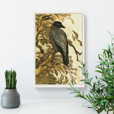 Hooded Crow by Theo Van Hoytema - Wrapped Canvas