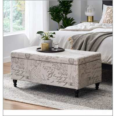 PARISIAN STORAGE Ottoman Comfortable choice, multiple functions, classic design, and cozy corners