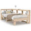 Bookcase Bed Without Mattress Solid Wood Pine-1995558643-1995558655
