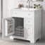 Armoire de meuble-lavabo en bois 30 po avec comptoir et 2 tiroirs