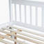 Lit simple au-dessus d'un lit double en bois avec lit gigogne-1258164883
