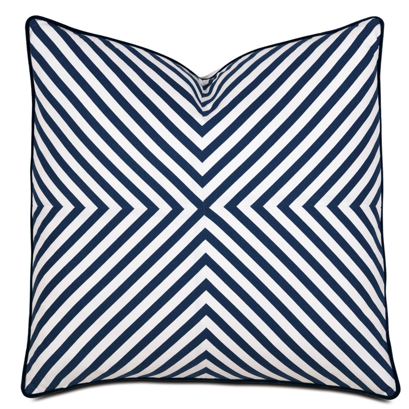Summerhouse Square Pillow Cover & Insert, Polyester
