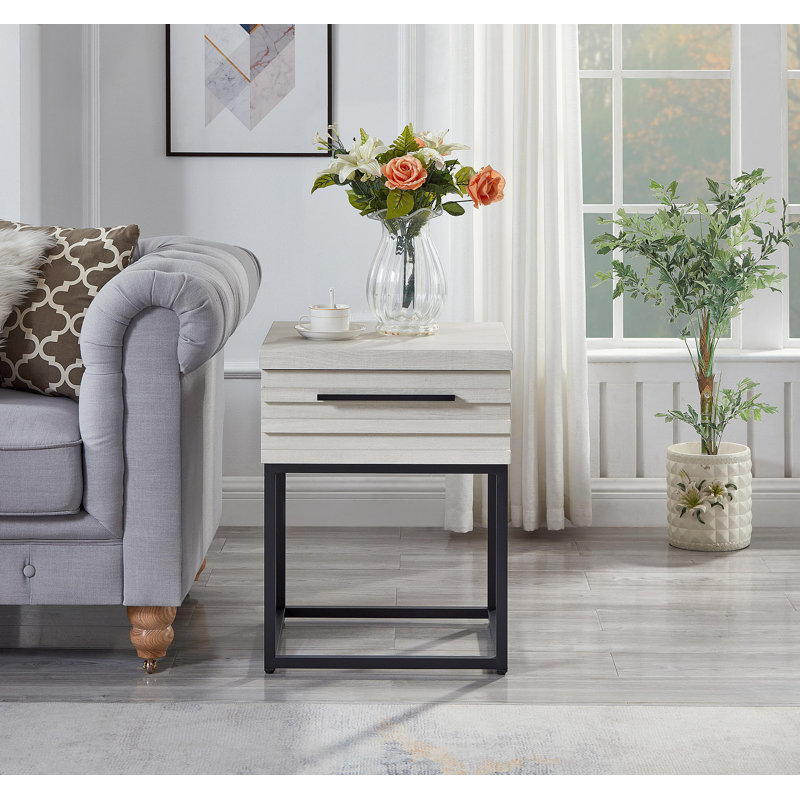 Table de bout avec rangement