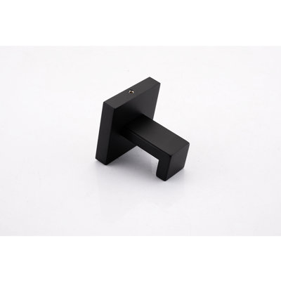 4 Matte Black Bathroom Hardware - Made Of Stainless Steel, Easy Install For Various Spaces Steel , 4 Smooth Edges, Every House
