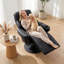 HOMCOM Manual Recliner Chair with Footrest Adjustable Backrest Black