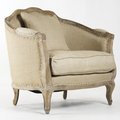 Maison Linen Barrel Chair