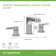 Solarity Two Handle Widespread Bathroom Sink Faucet With Push Pop Drain
