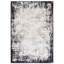 Abrienne Soft Shiny Border Black/Grey Rug-703012716