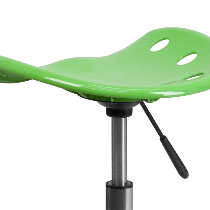 Vibrant Colored Tractor Stool, Apple Green