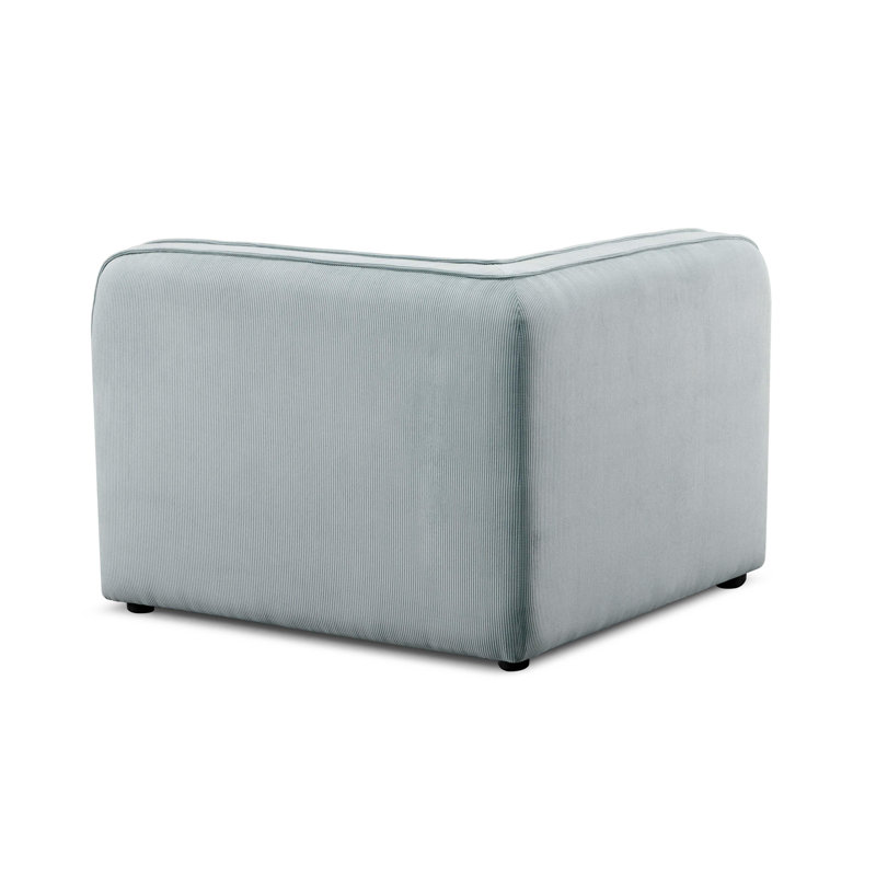 Guildford Costin Performance Corduroy Velvet Corner Chair, Velours écume de mer