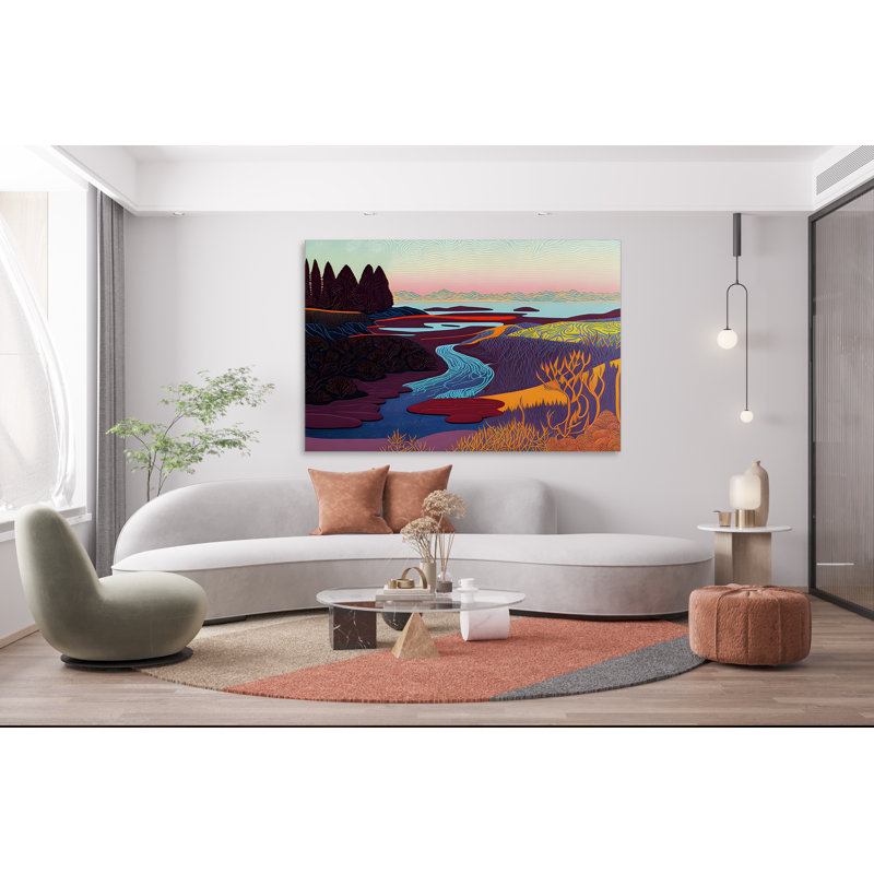 Modern Earth 211, 20" H x 30" W