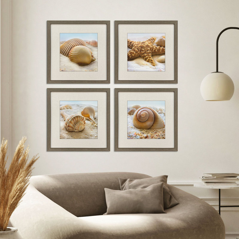 «Beachy Shells», art encadré