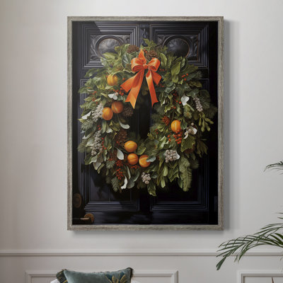 «Christmas Holiday Art» DCLIX, reproduction encadrée - bois massif