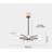 Cherith 10 - Light Dimmable Sputnik Chandelier