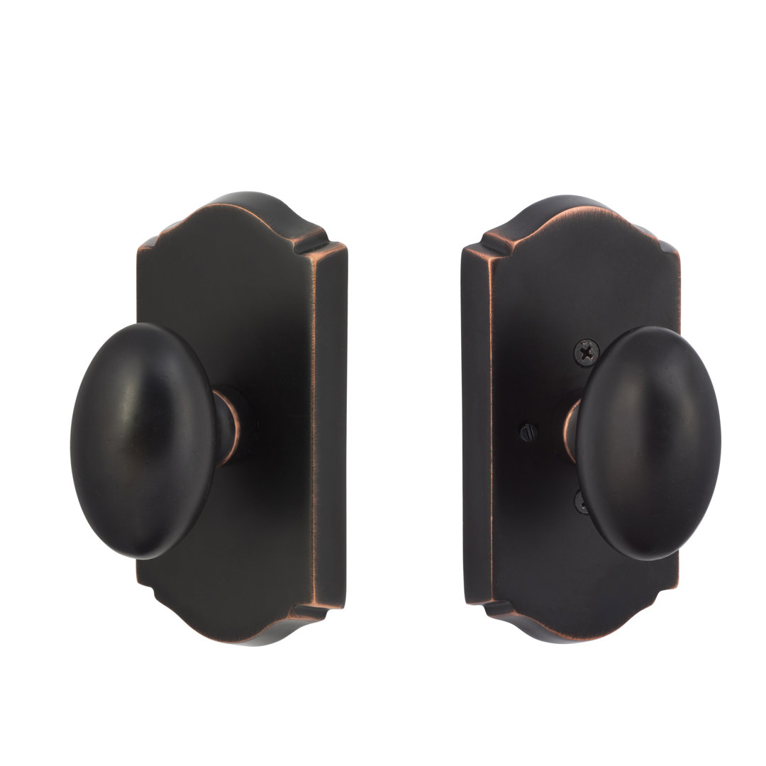 Ridgecrest Mountain Slickrock Privacy Knob, Vintage Bronze Sure-Loc Hardware