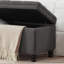 Banc de rangement rembourré capitonné-1121277286