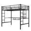 Lit mezzanine avec bureau et tablette