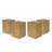 Wood-Look Square-Column MGO End Table-1190882611-1190882614