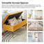 Banc de rangement rembourré en velours Kajana-1706549181