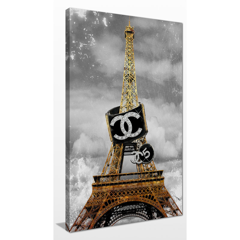 «Wraraps in Couture», reproduction sur toile, H 40 po x l 24 po x P 1,5 po, Toile tendue