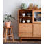 Petite armoire d'appoint en verre