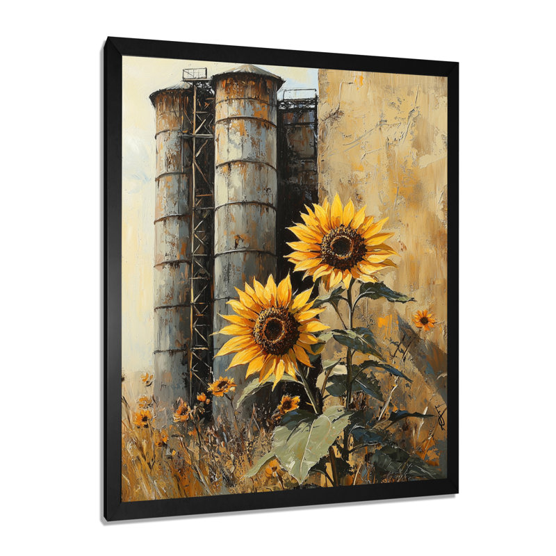 Dolci - art mural floral, Noir, H 20 po x l 12 po, Reproduction encadrée sans passe-partout