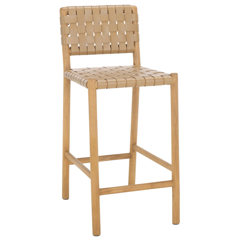 Tabouret de comptoir Jeremiah, Tanné, Naturel