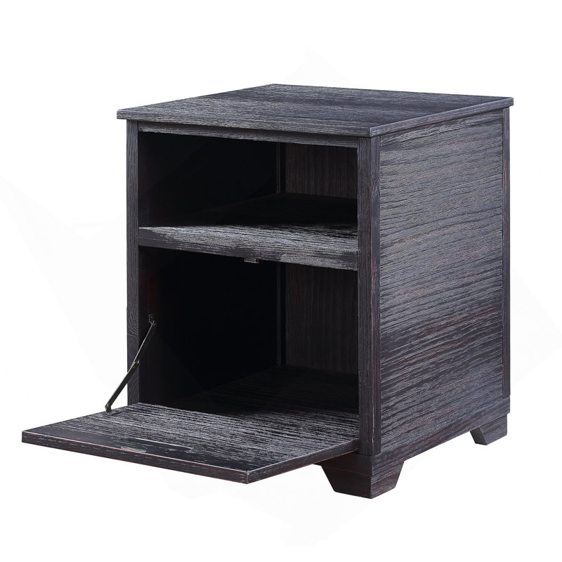 Table de bout au fini noir antique