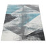 Gray/Cream/Turquoise