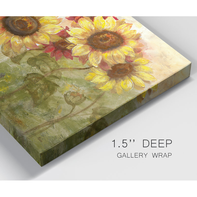 " Sunflower's Delight " by J Paul, 30" H x 40" W x 1.5" D
