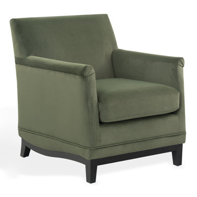 Fauteuil d'appoint en velours Franny