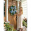 Couronne de porte d'hortensia artificielle - Couronne florale printanière d'été bleu pour l'intérieur et l'extérieur