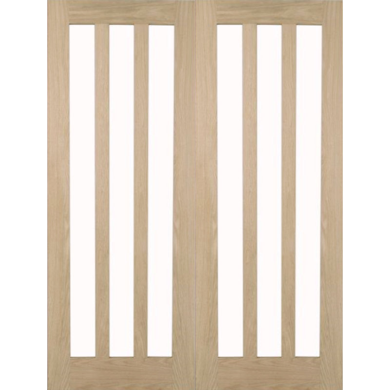 Caeleb Veneer French Doors, 151.2cm x 198.1cm