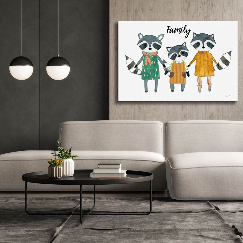 «Epic Graffiti« Neighbour Pals 10 Family »par Farida Zaman, art mural sur toile, 60 po x 40 po, H 40 po x l 60 po