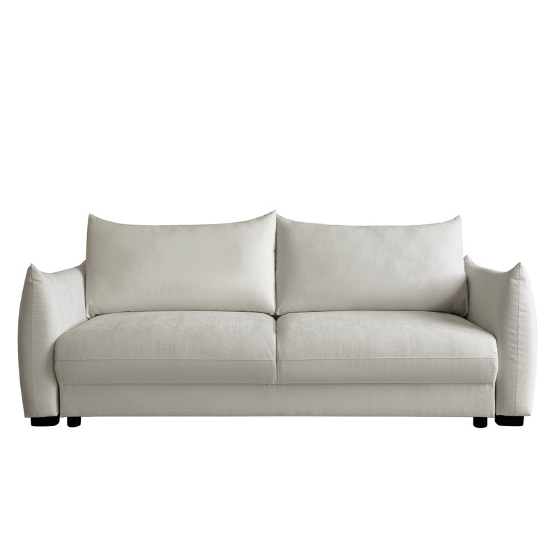 Bronte 3 Seater Fabric Sofa Bed, Beige