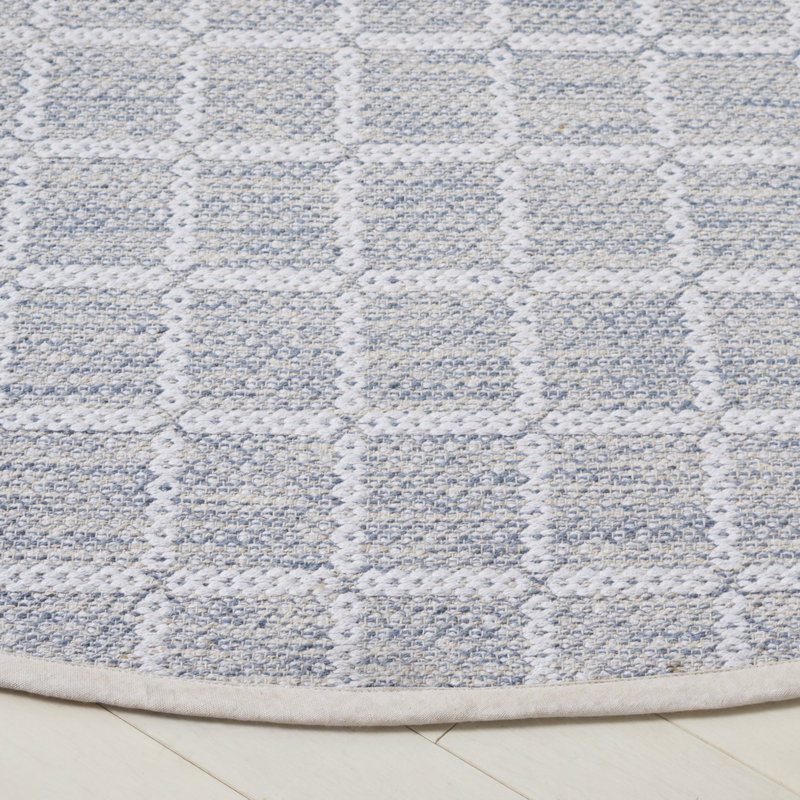 Tapis gris / ivoire Mateja 977, Rond 6 pi
