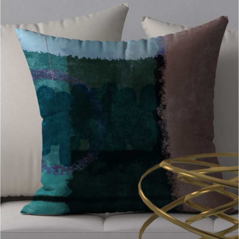 Housse de coussin carrée/insert, 18" x 18"