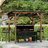 Outdoor Patio Hard Top Grill Gazebo
