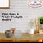 4 Piece Stone Tabletop / Centrepiece Tealight Holder Set