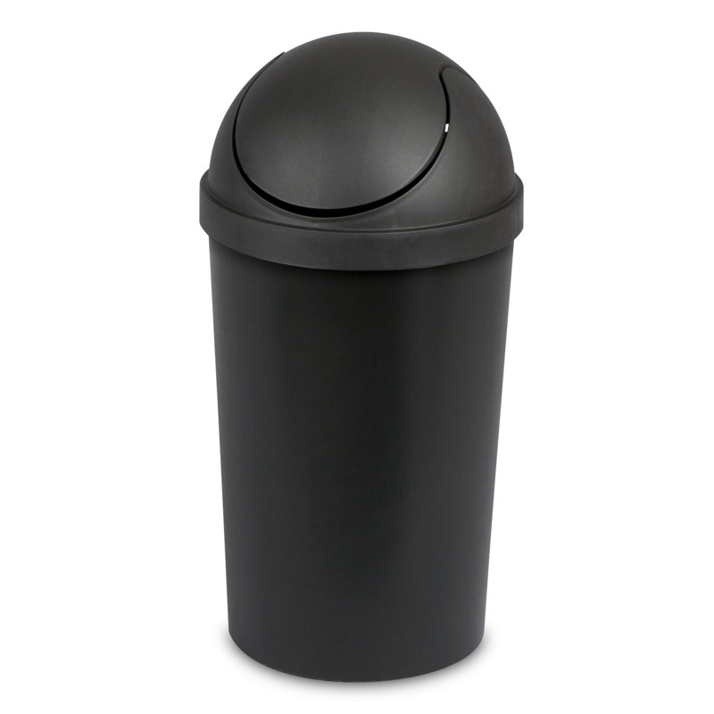 Corbeille à déchets en plastique 3 gallons Sterilite 10838006, Noir