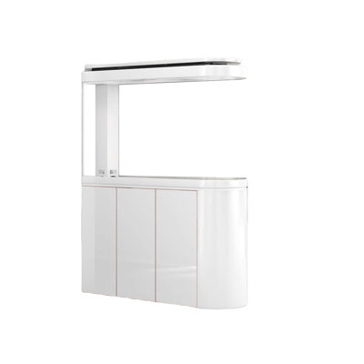 Simple Modern Semi-circular Eco-Aquarium Tank
