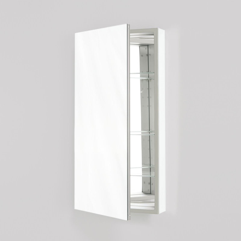 Pharmacie encastrable avec 3 tablettes réglables M Series, 70 po x 15,25 po x 8 po, Blanc, Gauche