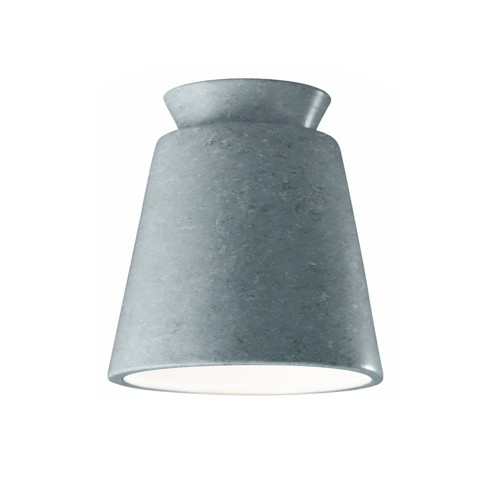 Logan Ceramic Empire Outdoor Flush Mount, Canyon Clay, LED (Integrated)
