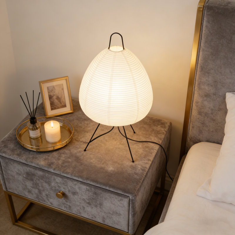Modern Xuan Paper Table Lamp, Small And Cute Floor Lamp