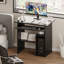 Petit bureau d'ordinateur pour le bureau à domicile - Petite table de jeu pour PC et ordinateur portable avec tiroir de rangement, tablettes et plateau à clavier - Idéal pour les espaces compacts-1342773620