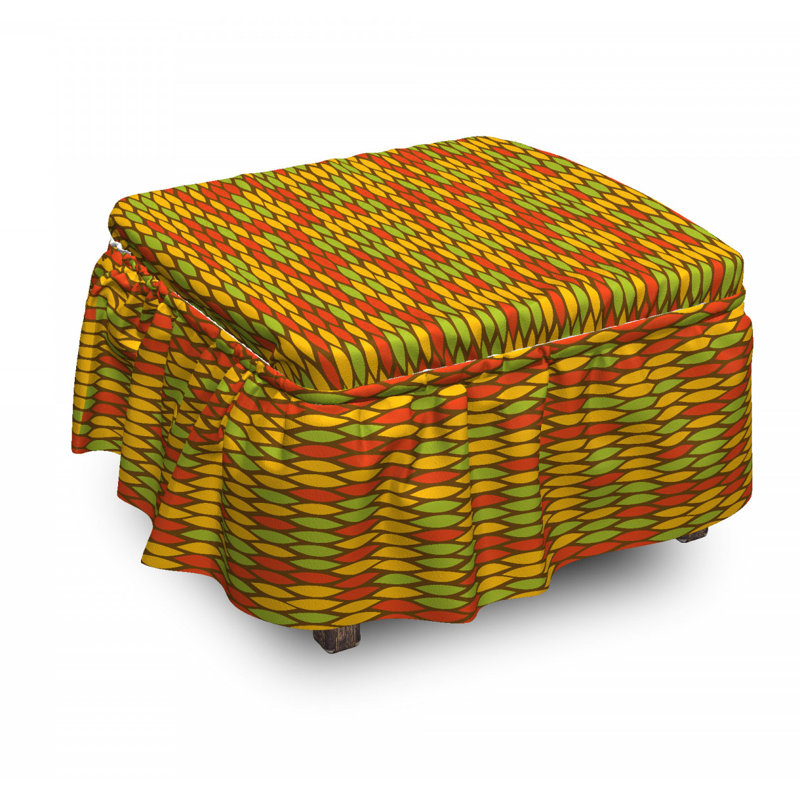 Housse pour repose-pieds rastafarian serpent skin
