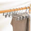 Aluminum Alloy Pants Hanger with Clips-2146950853