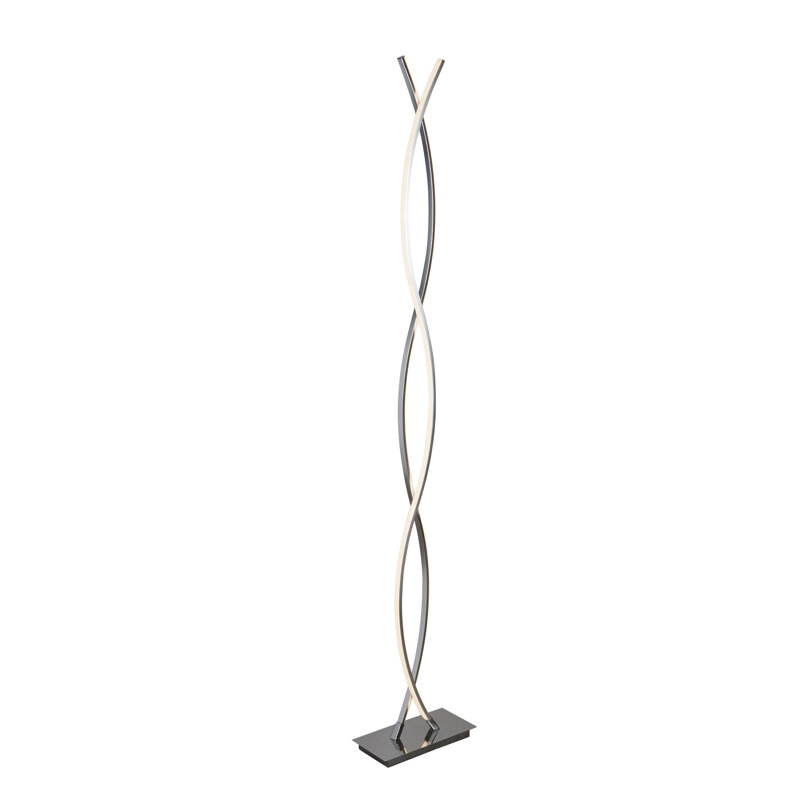 Jamari 151.7cm Chrome LED Novelty Floor Lamp